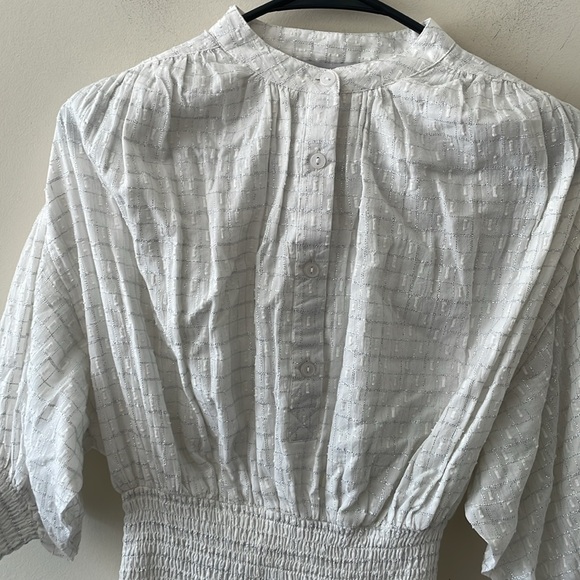 NEVER A WALLFLOWER Women's Smocked Waist Dress - Picture 6 of 7